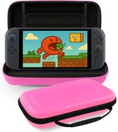 Hoes Geschikt voor Nintendo Switch 2 Case Hard Cover Bescherm Hoesje - Case Geschikt voor Nintendo Switch 2 Hoes - Roze