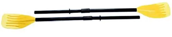 Intex plastic opblaasboot peddels - 122 cm - bootje varen - water speelgoed