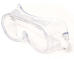 Veiligheidsbril Transparant - Geventileerd - Licht Gewicht - Polycarbonaat - CE gekeurd - Spatbril - Stofbril
