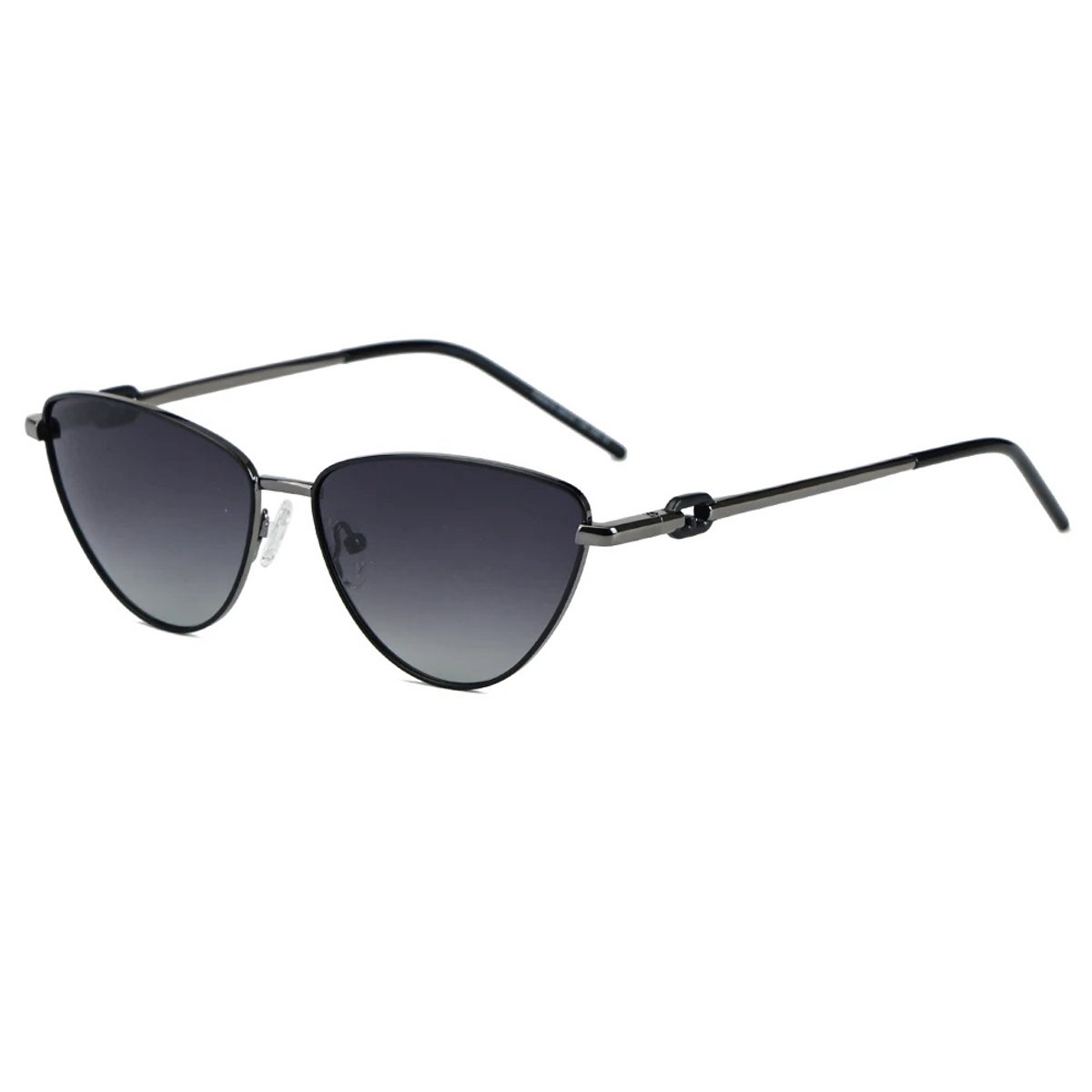 BUGOLINI Aurore – Gepolariseerde Cat Eye Zonnebril - Met UV400-bescherming – Donker Grijs Frame
