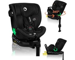Lionelo Harmony - i-Size Autostoel 4in1 - 360° Draaibare - Brede zitting - ISOFIX + Steunpoot - Achterwaarts gericht tot 105 cm (18 kg) - 40 tot 150 cm - 0 tot 36 kg - Side Impact Guard - RWF en FWF - Bamboe hoes - Dri-Seat - Hoofdsteun verstelbaar