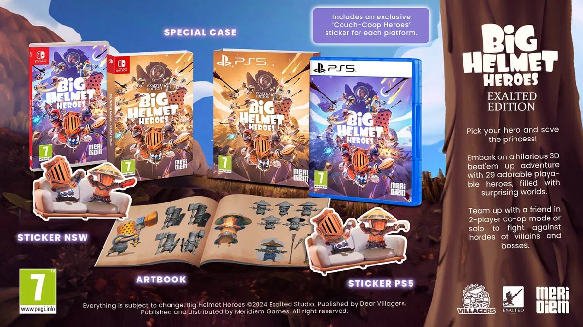Big Helmet Heroes-Exalted Edition (PlayStation 5) Nieuw