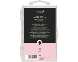 Sibel Natural Nail Tips vierkant 100st - 100 stuks