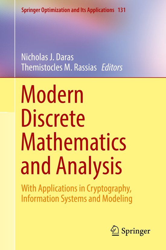 Springer Optimization and Its Applications131- Modern Discre ... - cover