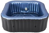 Mspa Tekapo bubbel massage jacuzzi - opblaasbaar - 6 personen - 185 x 185 x 68 cm