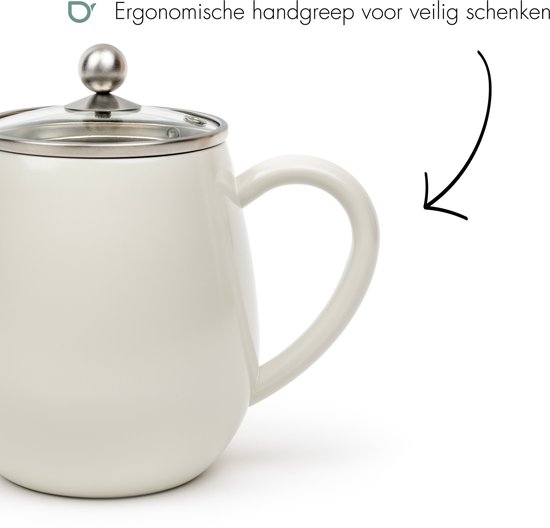 Bredemeijer Dubbelwandige Theepot Duet® Eva 1,1L