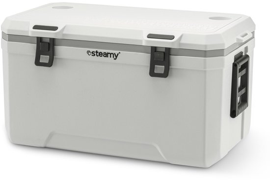 Steamy Marine 120 - Grote Koelbox - Speciaal voor op de boot - 120 Liter - Wit van Steamy — afbeelding 2