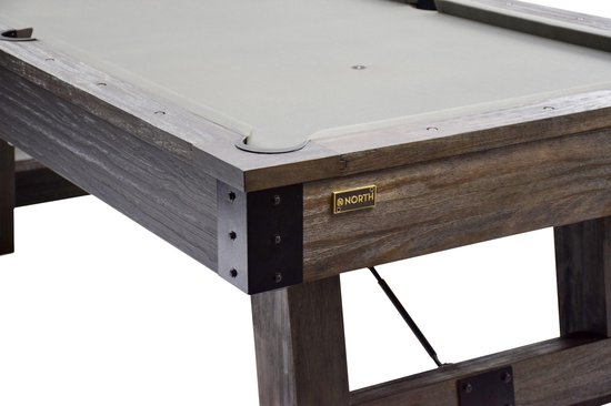 NORTH Emperior 8FT Pooltafel Bruin - Castle Range van North — afbeelding 5