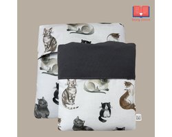 Story Sleeve - E-Reader Sleeve Catlover - 20 x 22 cm - Geschikt voor o.a. Kobo Libra en Kindle Oasis / Paperwhite - Hoes voor E-Reader