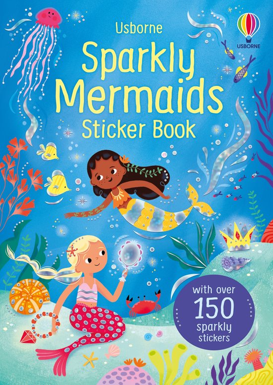Sparkly Sticker Books- Sparkly Mermaids Sticker Book - cover