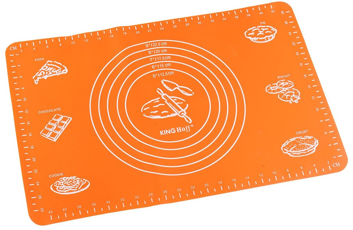 Kinghoff KH-4659 - Siliconen Bakmat - 60x40cm - Hittebestendig - Vaatwasserbestendig