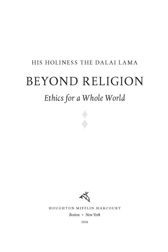 Beyond Religion - cover