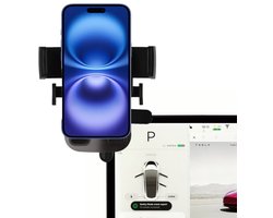 Telefoonhouder voor Auto schermen Touchscreen - autotelefoonhouder Geschikt voor: Tesla Model 3/Y en meer - Autohouder, 360° mobiele telefoonhouder voor scherm – compatibel met iPhone 16 15 14 13 12 en alle telefoons