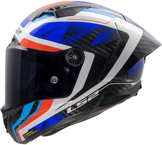 Casque LS2 Thunder Carbon GP Aero Raute FF805 bleu / rouge taille L