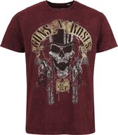 Guns N' Roses Top Hat Unisex T-shirt - rood - L