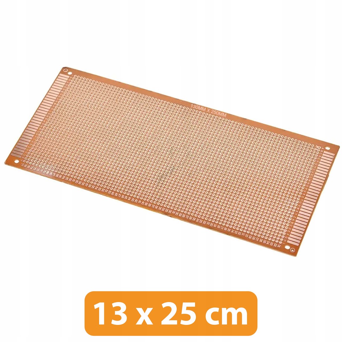 Enkelzijdige universele prototype inlegplaat 130 x 250 mm