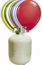 Helium Tank 30 (inclusief 30 ballonnen en lint) - Zilvergrijs