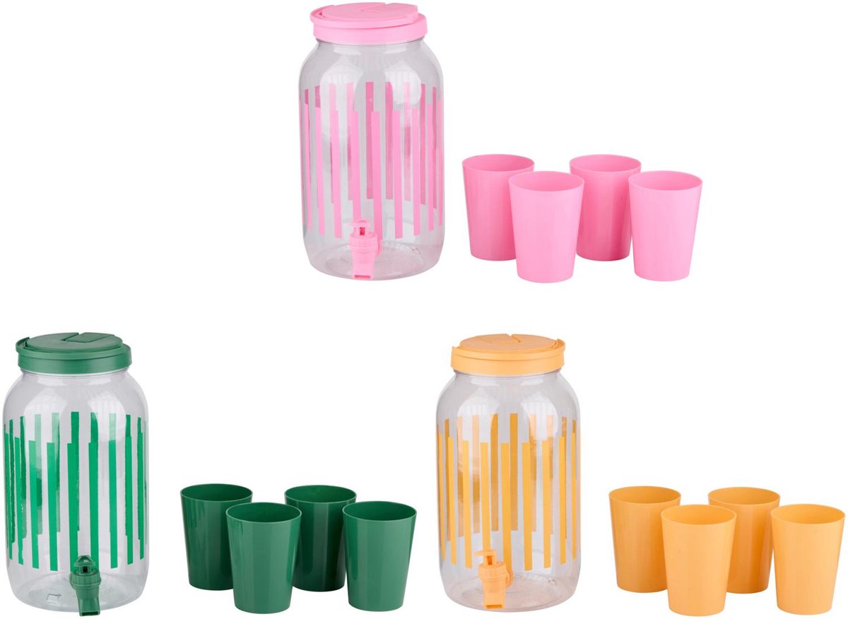 alpina Drankdispenser Set 12 Stuks - Kunststof