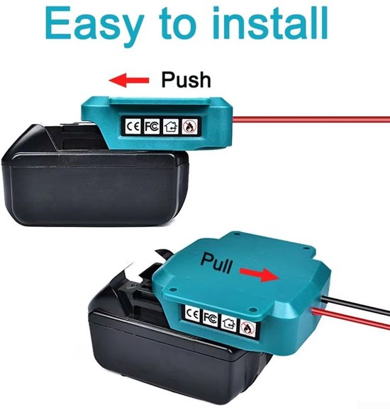 Geschikt voor Ontstekingsadapter, startkabel voor accu, ideaal voor 18V lithium-accu's - snelle en efficiënte powerkit van DeWalt — afbeelding 4