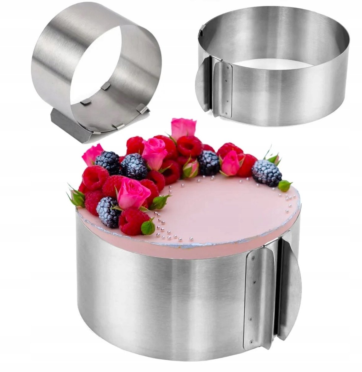 Taartrand Confiserie Verstelbare ring Hoog 16-30cm Taartplaat