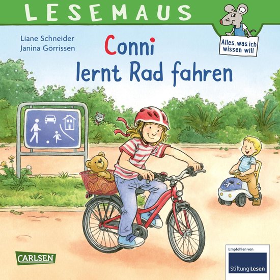LESEMAUS - LESEMAUS: Conni lernt Rad fahren - cover