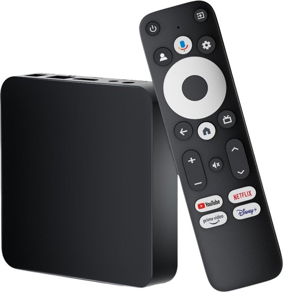 Android TV Box GD2 – chromecast Google TV – media streamer – 4K HDR - 2GBR, 32GB Opslag