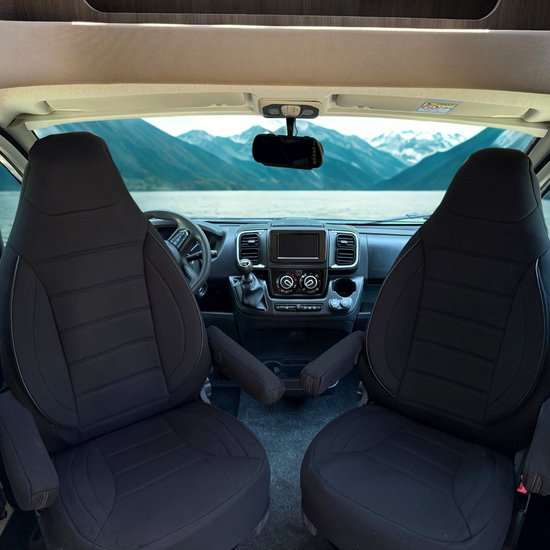 Bremer Sitzbezüge Stoelhoezen Compatibel Met Camper Fiat Ducato Type 250 Bj Vanaf 2006 Bestuurder Passagiers Fb Pl405 Caramelbeige
