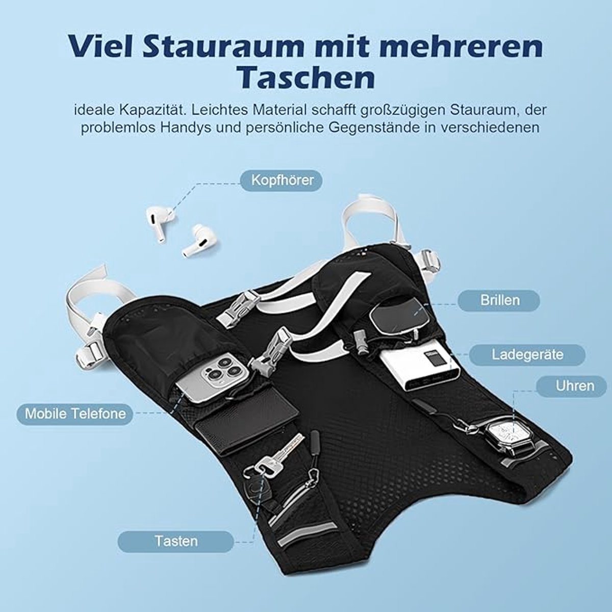 Premium Hardloopvest | Premium Running Vest voor Dames en Heren! – p