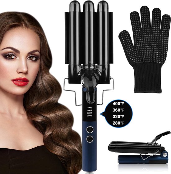 Wafeltang Wave Tang Krultang voor Dik en Dun Haar - Wafeltang - €99,95