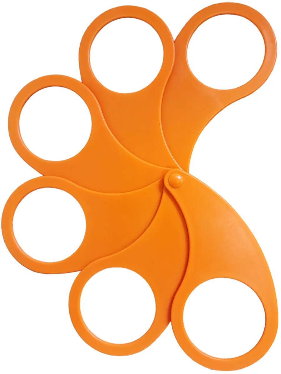 Bierwaaier bekerhouder 6 bekers oranje - Bekerhouder festival - Carnaval - Cupkeeper - Cupholder - Bierhouder - Draagtray - Bierwaaier