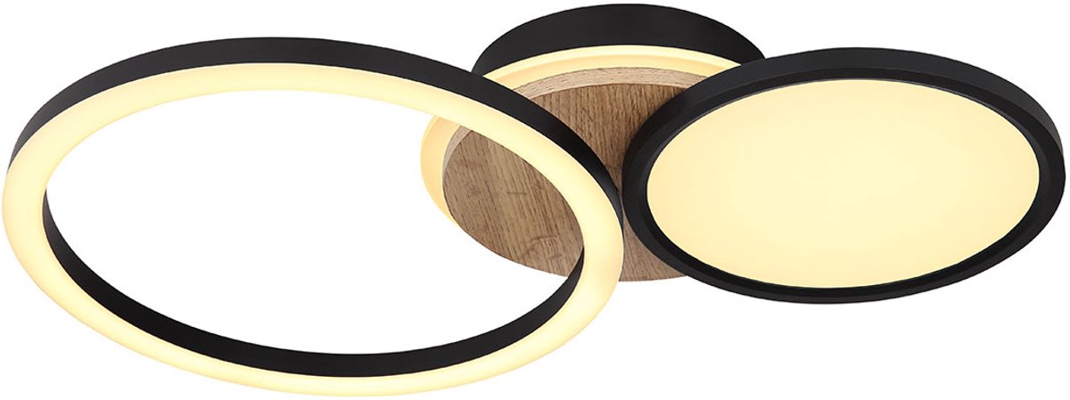 Globo plafonniere - Sid - zwart - metaal - LED - 67273-28
