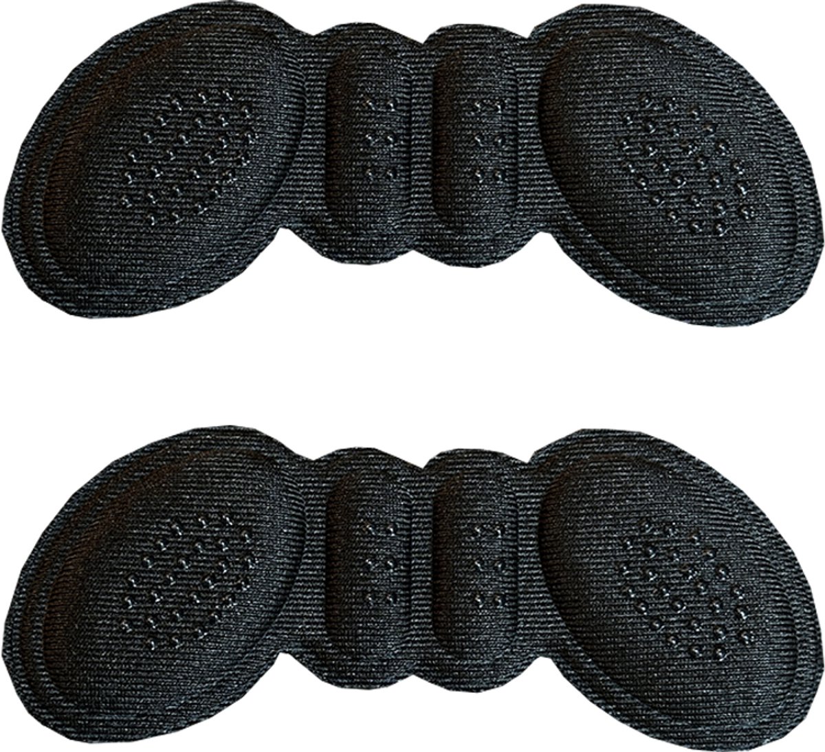 Sodrai Anti-Slip blaarbeschermer kussens | Hielbeschermers | Blaarbeschermers | Hielzool | hakbeschermer | Inlegzolen | 2 stuks / 1 paar | Zwart