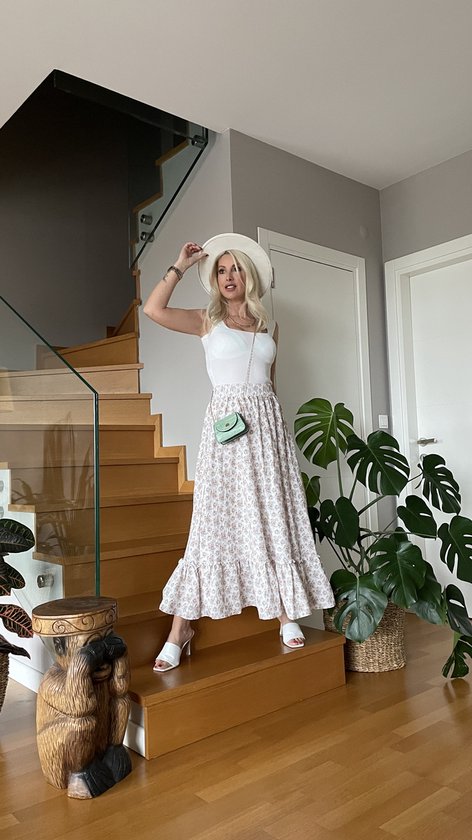 Womens Hoge Taille Buik Controle Onregelmatige Zoom Lange Rokken Zomer Effen Kleur Hoge Lage Slit Casual Maxi Rok, wijnrood, 38