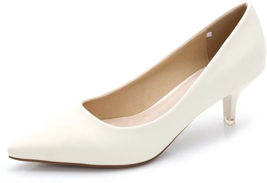 Bovista Hakken Dames Schoenen Pumps Schoenen Wit Maat 35 bol