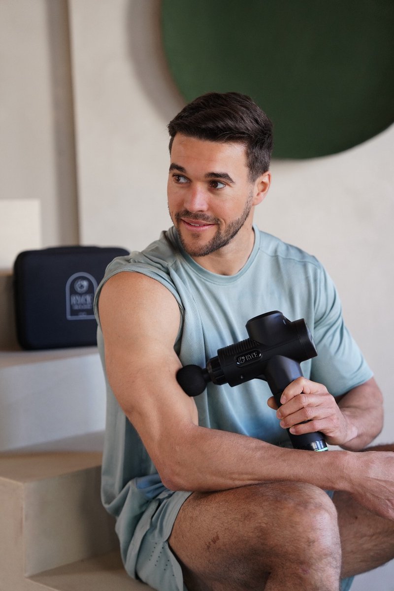 Ryce Massage Gun: 30 standen, 6 opzetstukken, oplaadbaar thumbnail 6