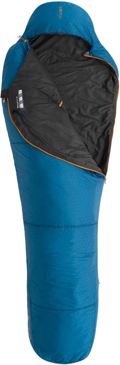 Exped Deepsleep (5°C) - Medium - Slaapzak Mummymodel - Deapsea blauw / Moraine bruin van Exped — afbeelding 4