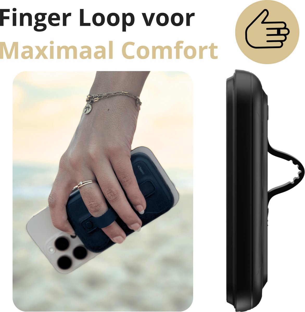 Chéroy ChargePack Mini Draadloze PowerBank 5000 mAh MagSafe - afbeelding 3