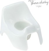 Plaspotje ergonomisch-anatomisch gevormd potje Thermobaby in diverse kleuren - Lelie wit