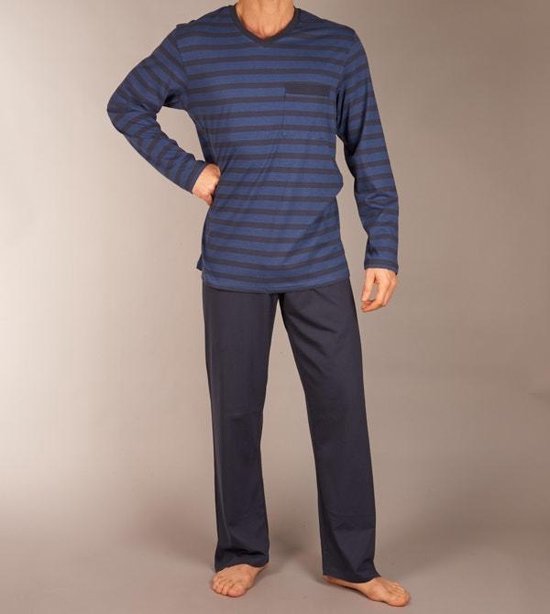 Schiesser Pyjama lange broek - Bleu - 159155-819 - M