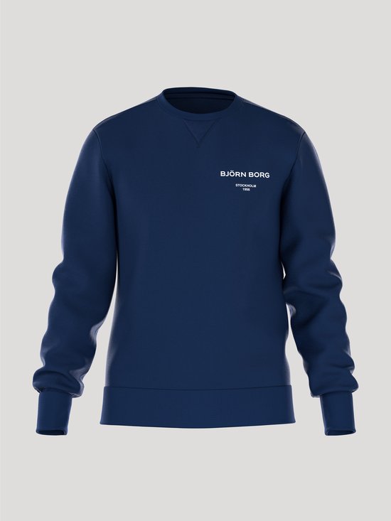 Björn Borg Essential 1 Homme Blauw - Pull Homme - Taille L - Katoen
