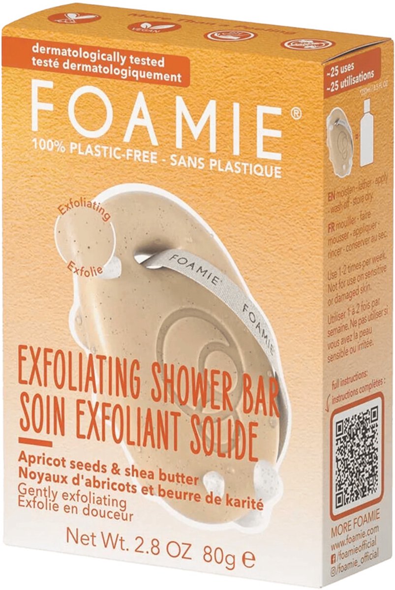 Foamie Body Bar Abrikoospitten - 3 x - Voordeelverpakking