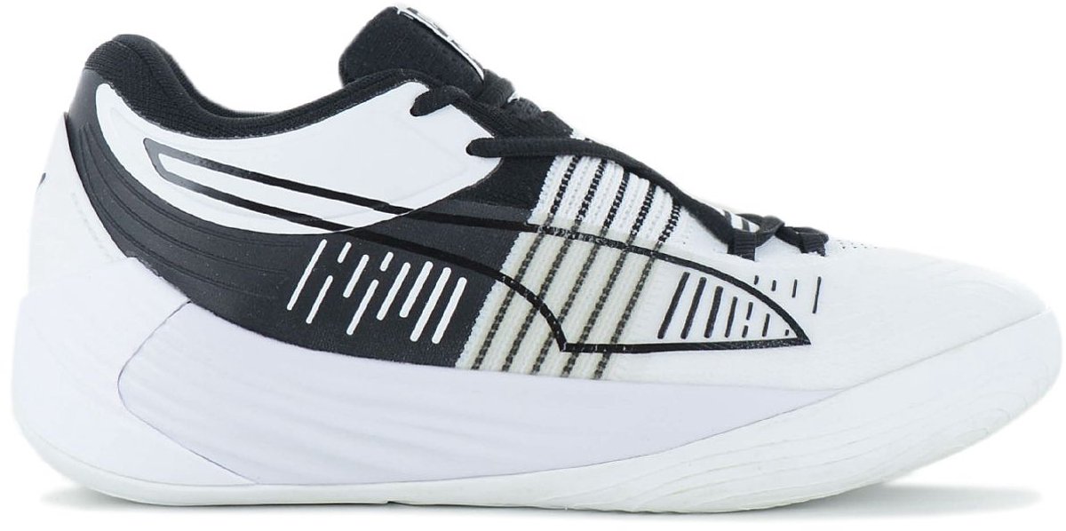 Puma Fusion Nitro Heren Sneakers Basketbal Schoenen 376639-01 Wit