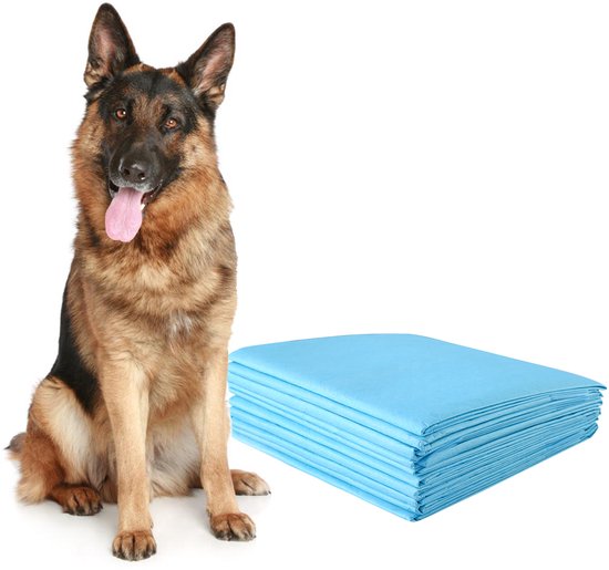 COSTWAY Coussinets d'entraînement pour chiens, conception étanche à 5 couches, coussinets pour chiots, coussinets hygiéniques, coussinets jetables, coussinets PIPI, coussinets d'entraînement pour chiots (150 pièces, 75 x 75 cm)