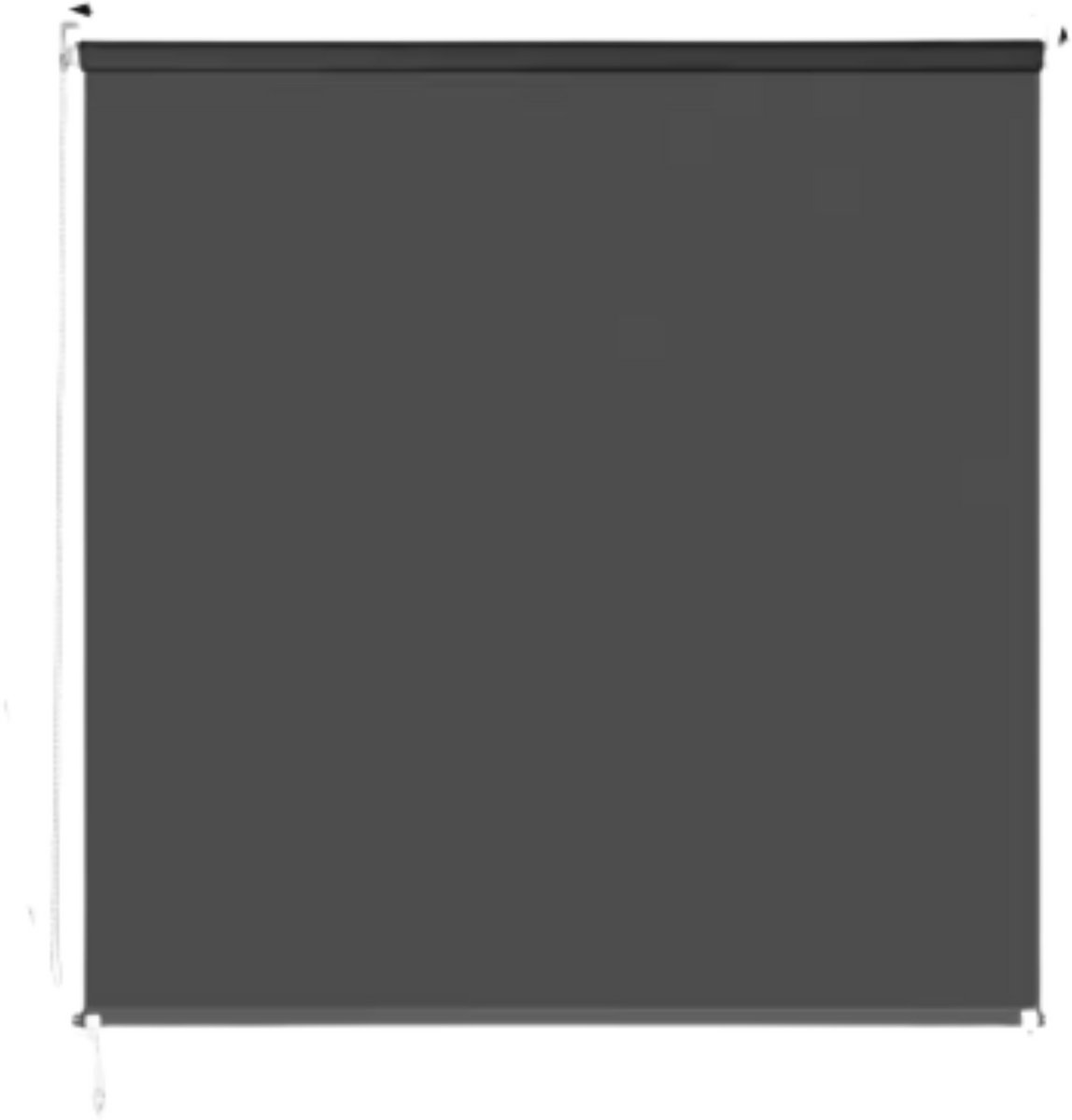 Bolt Edge Verduisterende Rolgordijnen- Voor Binnenramen - Thermisch Geïsoleerd en UV-Bescherming - Voor Slaapkamer en Privacy - 160x240 cm - Grijs