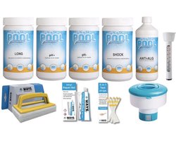 WAYS Zwembad Onderhoudspakket Large Deluxe - Voor zwembaden vanaf 25.000 liter - Volledige set met premium onderhoudsproducten