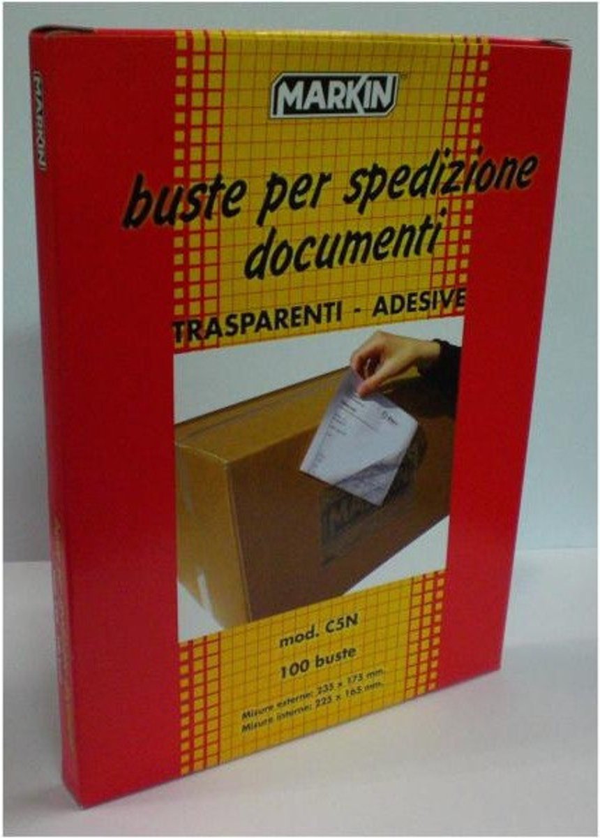 Markin C5N envelop C5 (162 x 229 mm) Wit 100 stuk(s)