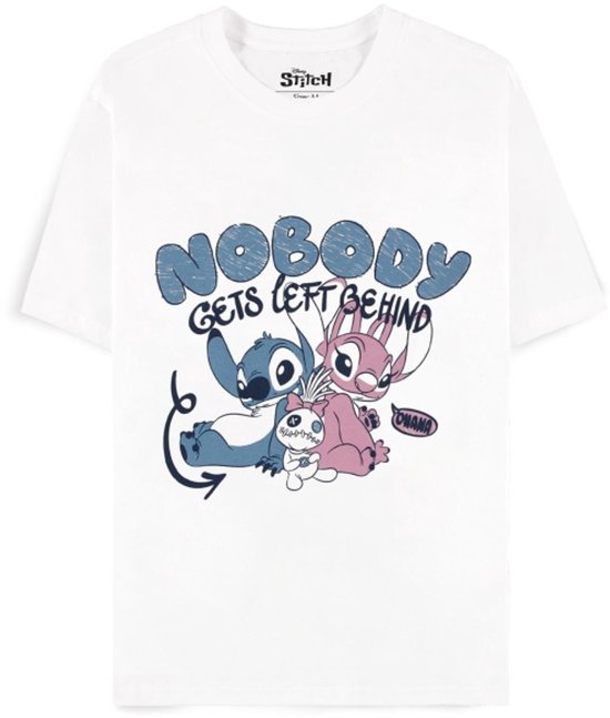 Lilo & Stitch Nobody Gets Left Behind Dames T-shirt - wit - S