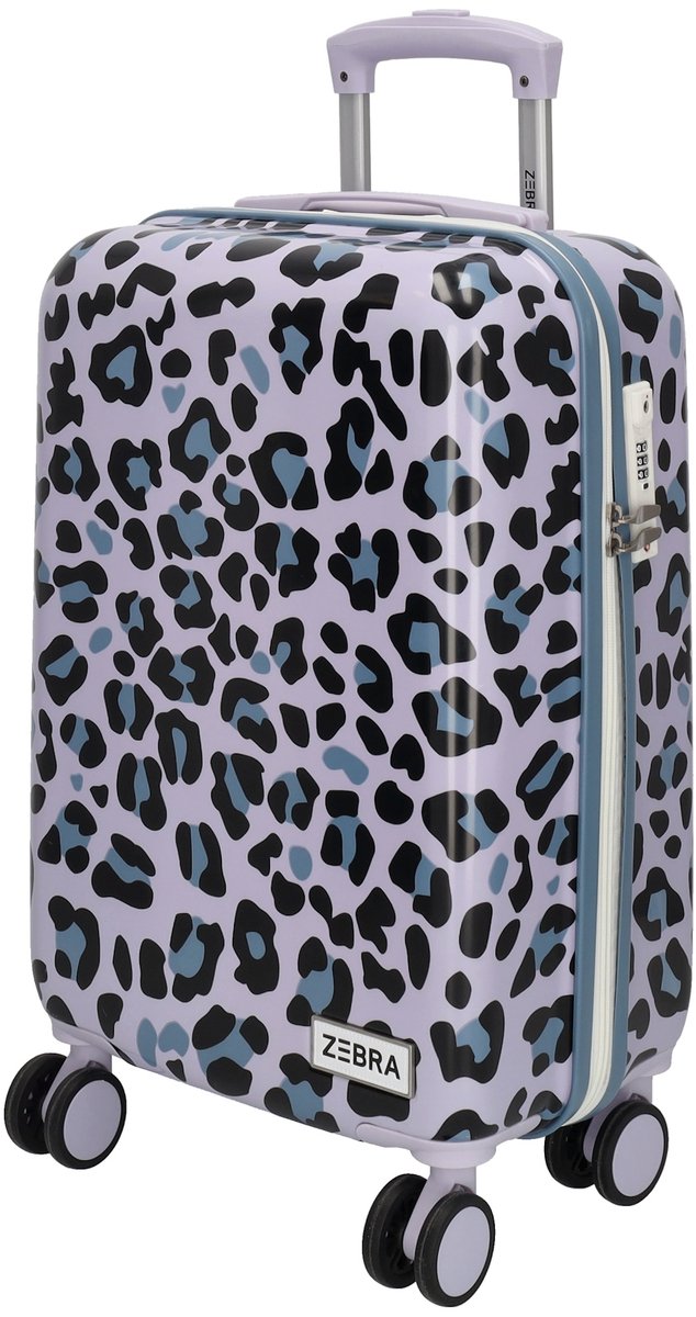 Zebra Trends Travel Koffer 20 Inch - Handbagage - Reizen - Hardcase - Panter print