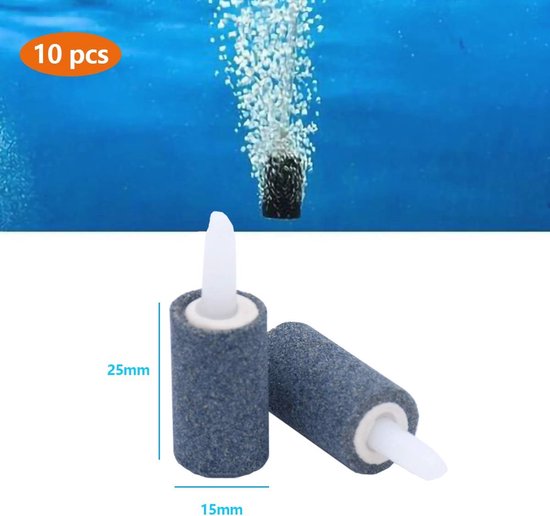 Cikonielf 10 stuks aquarium luchtbel steen lucht steen blaas diffuser luchtstenen ​​​​​​​​​​vijverpomp aquarium pomp hydrocultuur zuurstofplaat voor aquarium
