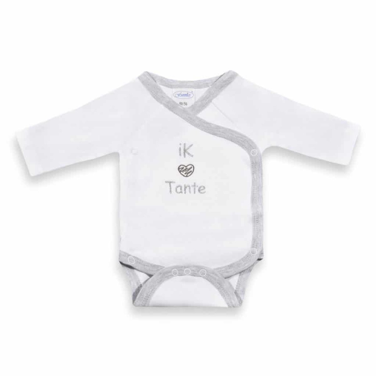 Funnies Romper Ik 'Hartje' Tante met grijze bies